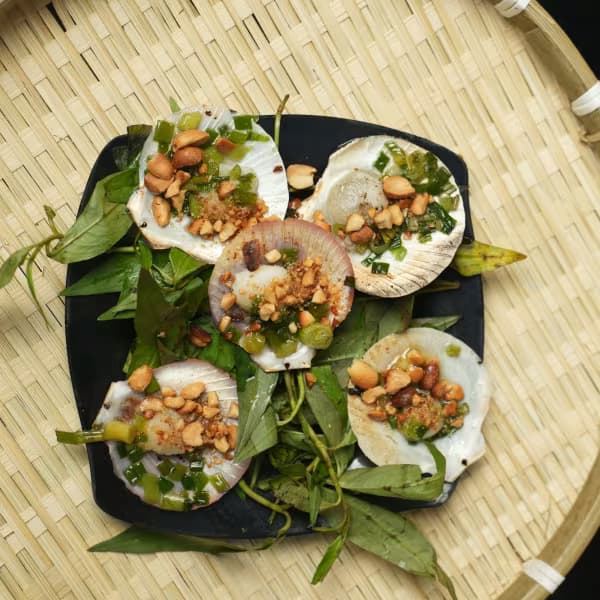 Sò Điệp Nướng Mỡ Hành