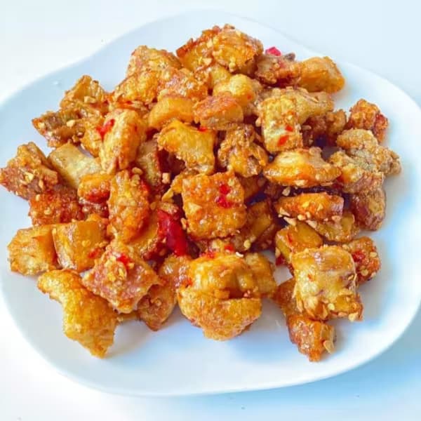 Tóp Mỡ Rang Bơ Tỏi