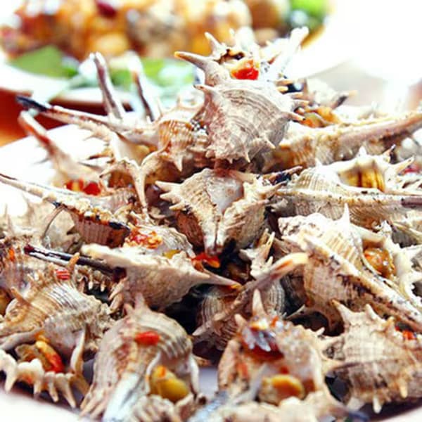 Ốc Gai Hấp Xả