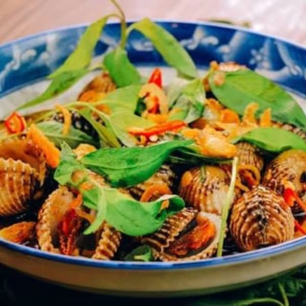 Sò Huyết Xào Bơ Tỏi