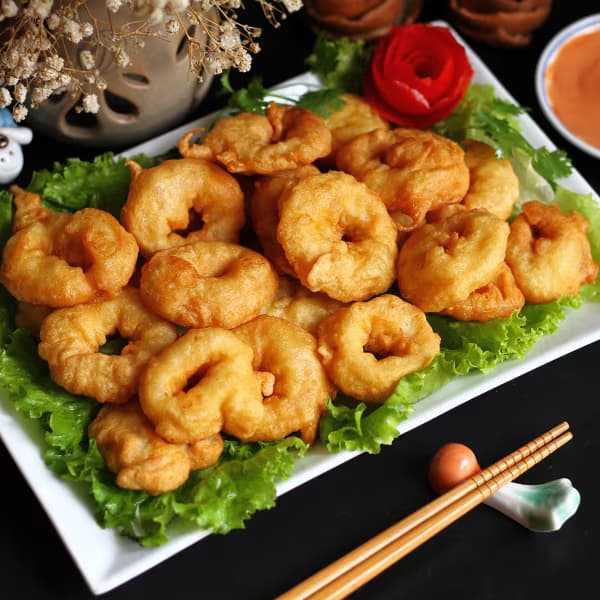 Mực Lăn Bột