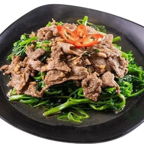 Rau Muống Xào Bò